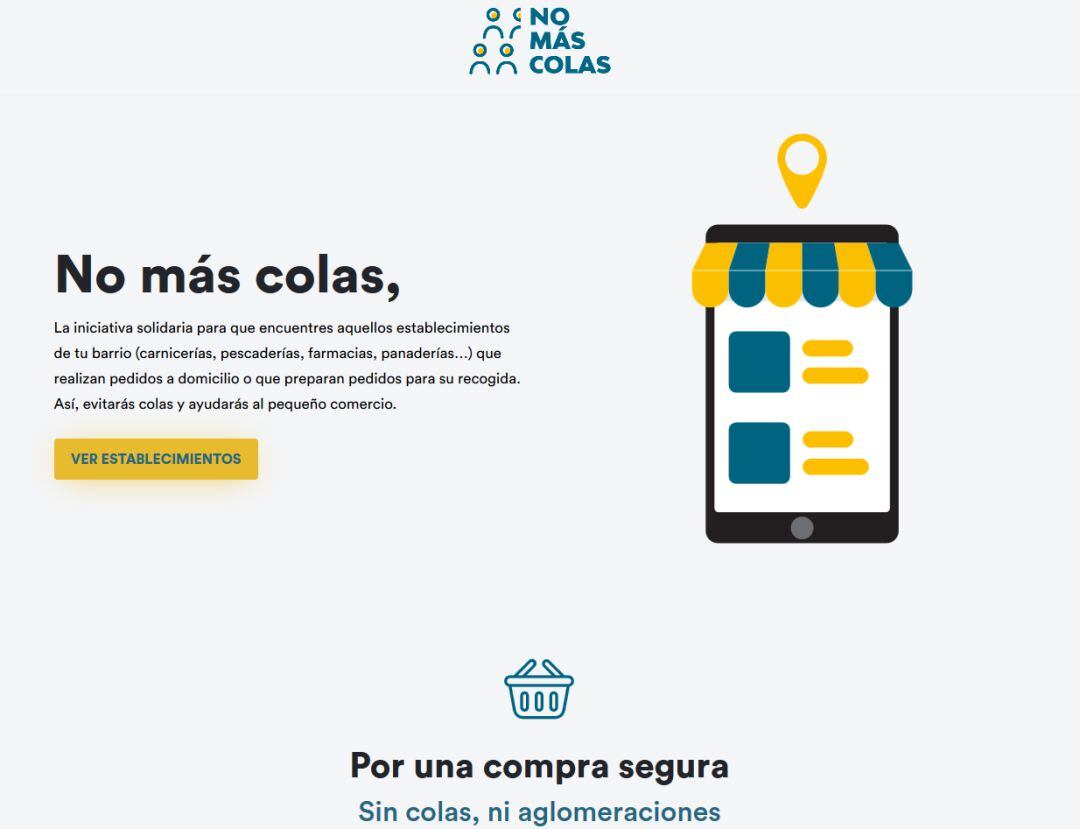 Portada de la plataforma