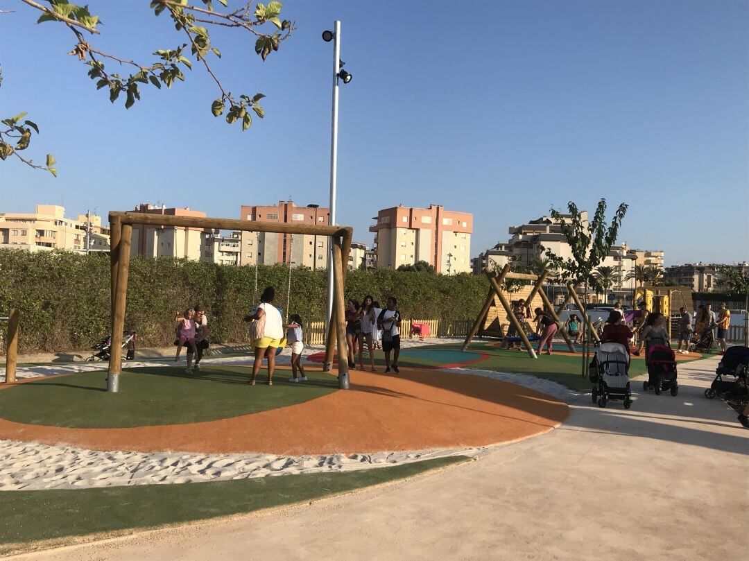 Parque infantil en Ibiza