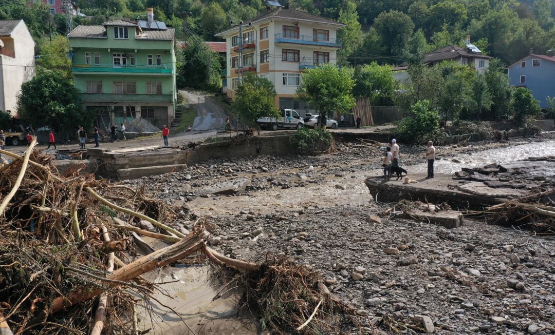 Inundaciones provocadas por el cambio climático.