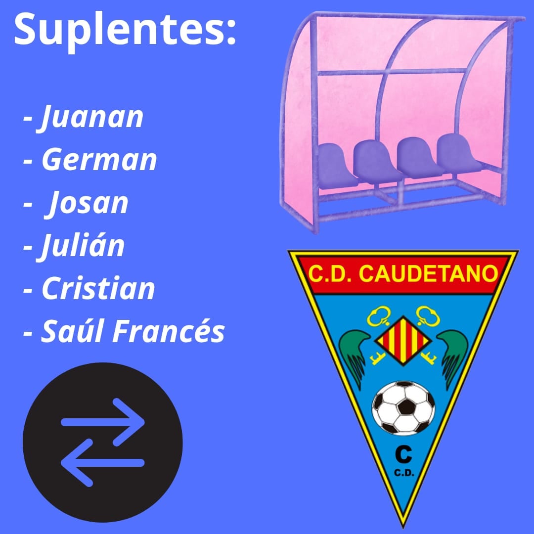 Suplentes del Caudetano