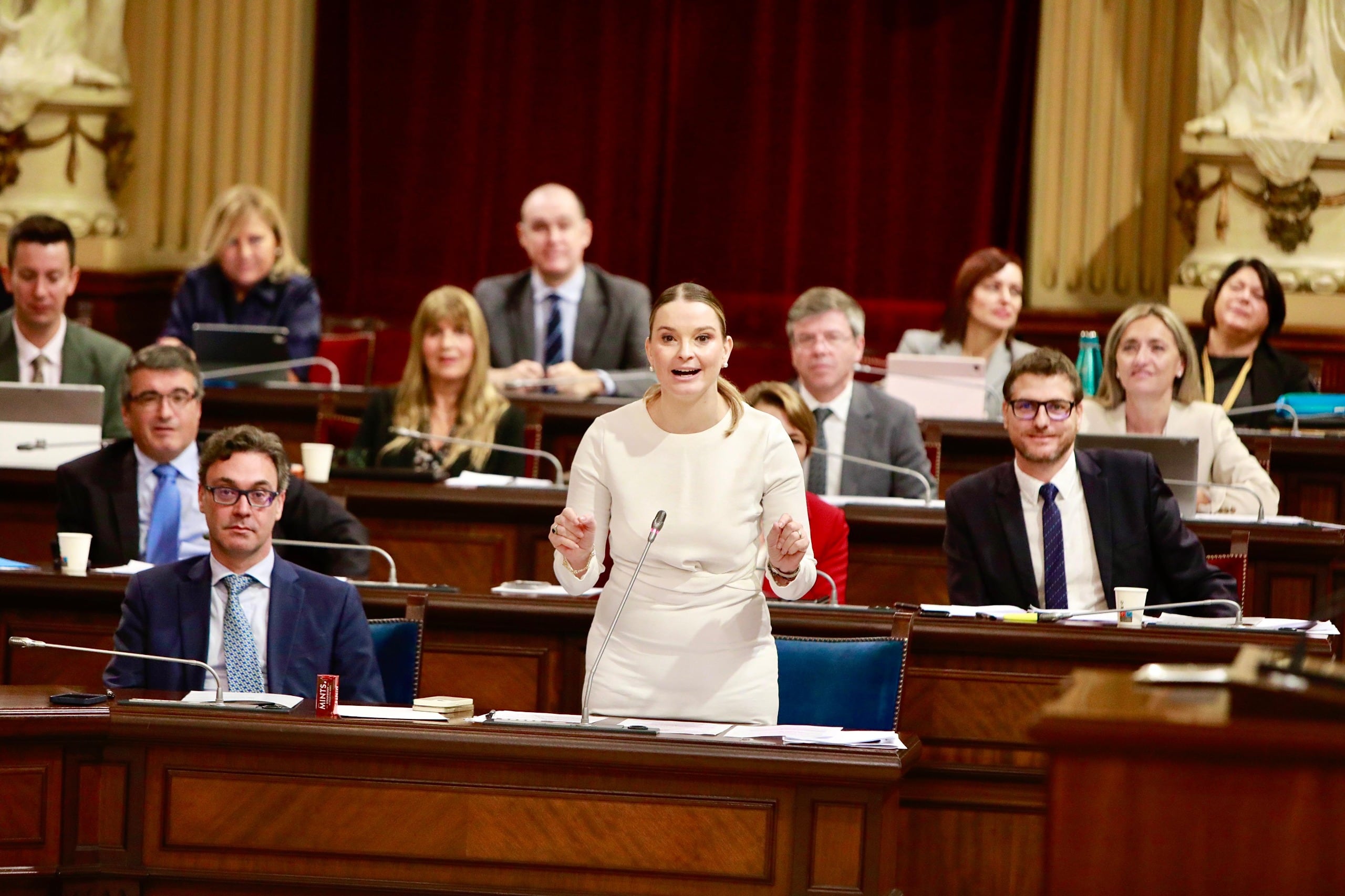 Imagen de Marga Prohens en el pleno de este martes