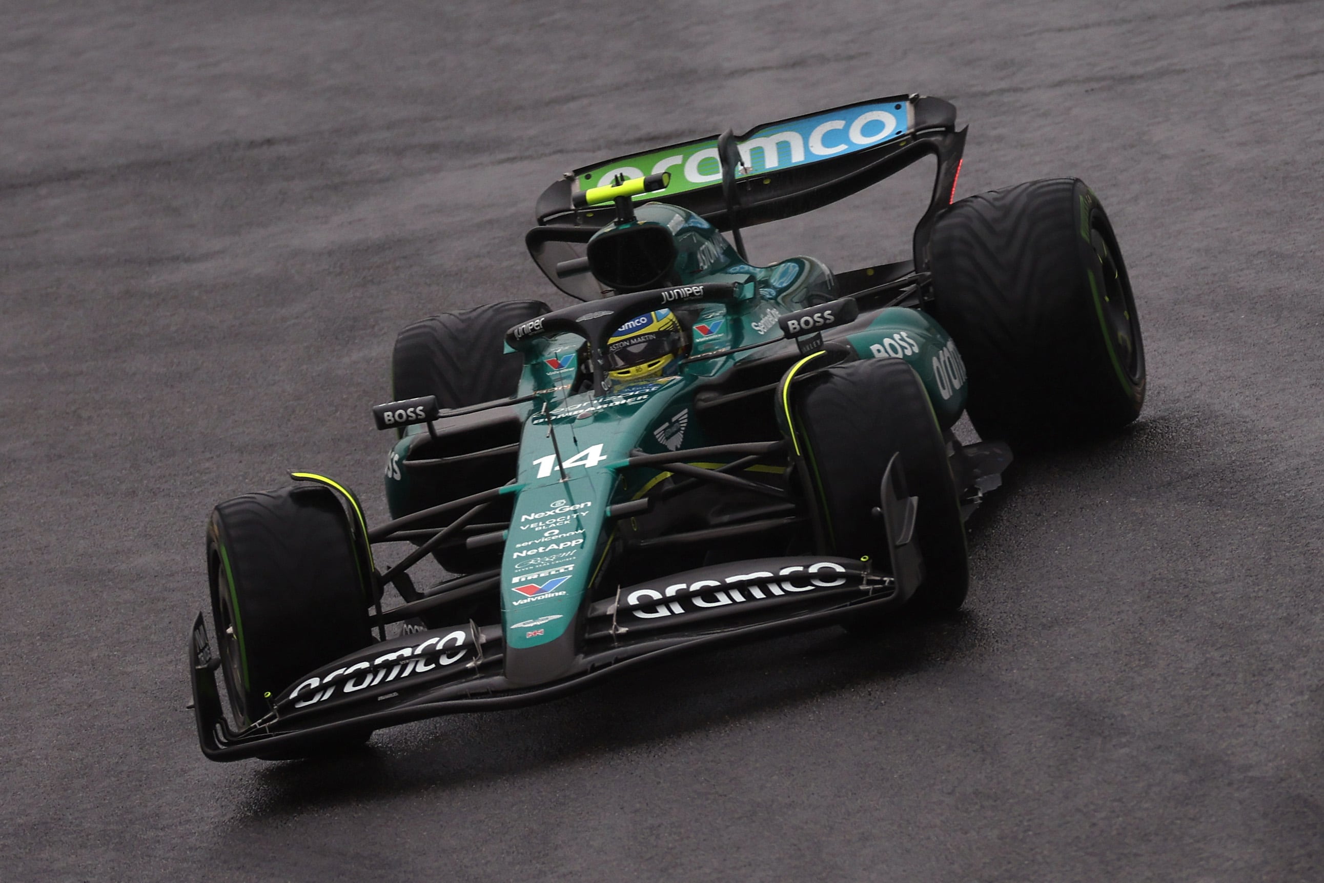 Fernando Alonso, durante la &#039;Sprint Qualifying&#039;del GP de China