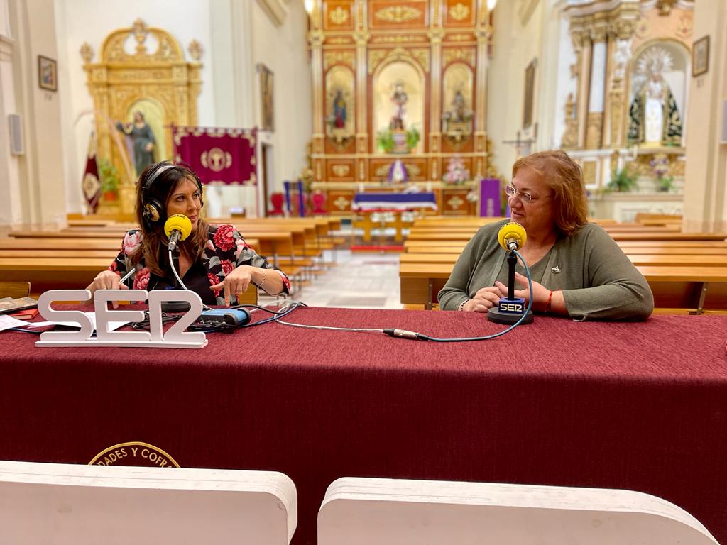 María Ignacia Domingo en la antena de &#039;Hora Cofrade&#039;