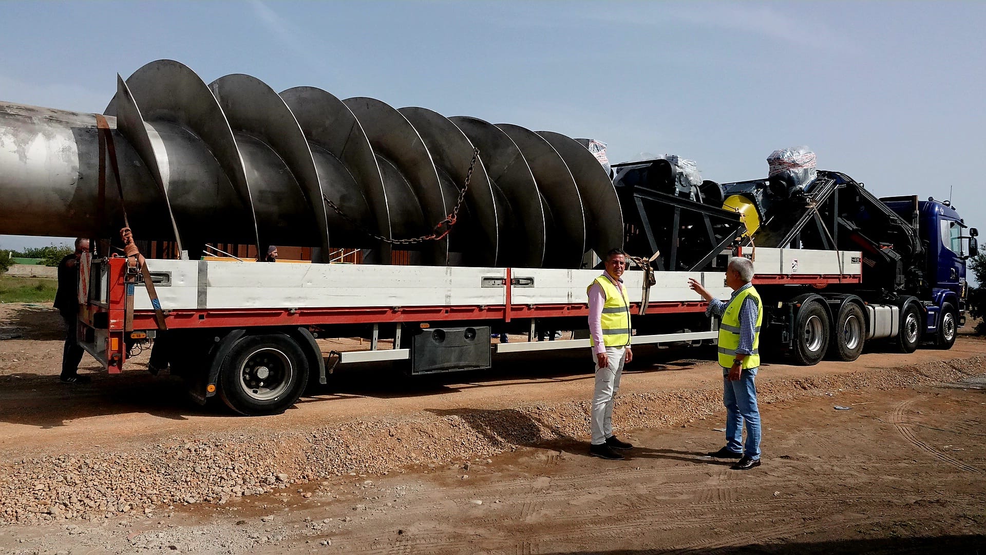 Burriana recibe los tornillos de Arquímedes.