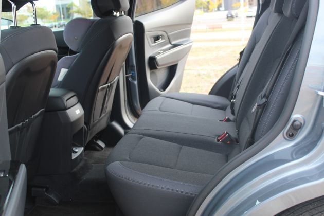 Aspecto interior parte trasera asientos