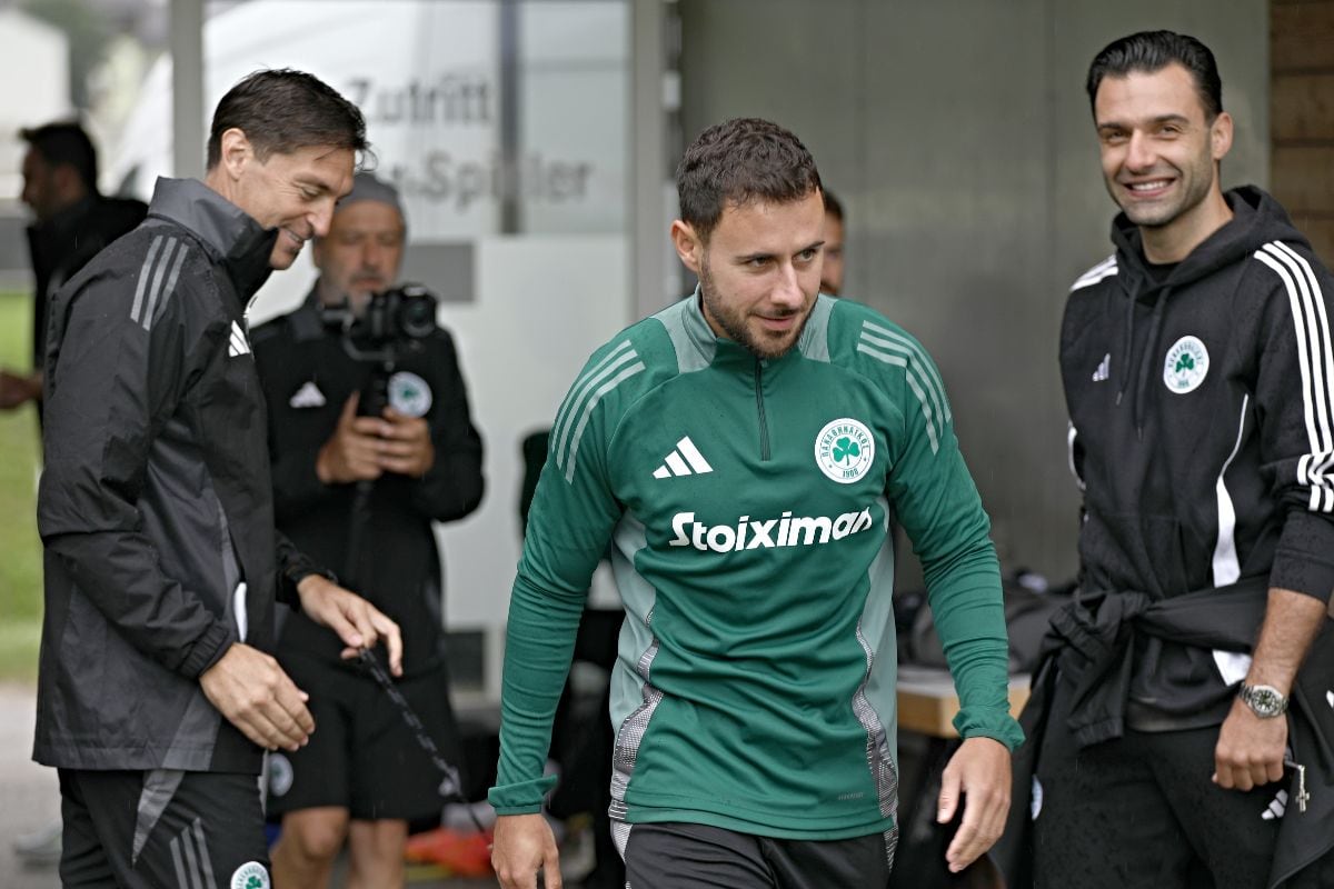 Baldock, en las instalaciones del Panathinaikos