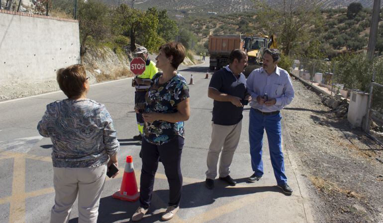 Obras carretera de El Sabariego