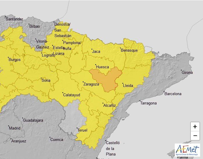 Las lluvias seguirán el lunes