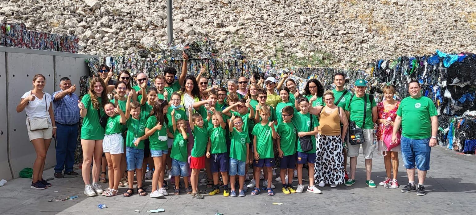 Visita a la planta de reciclaje de Ibros