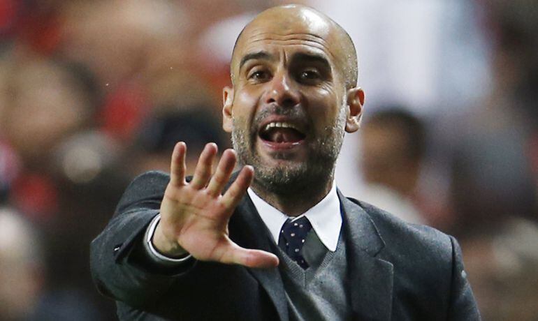 El técnico del Bayern Pep Guardiola.