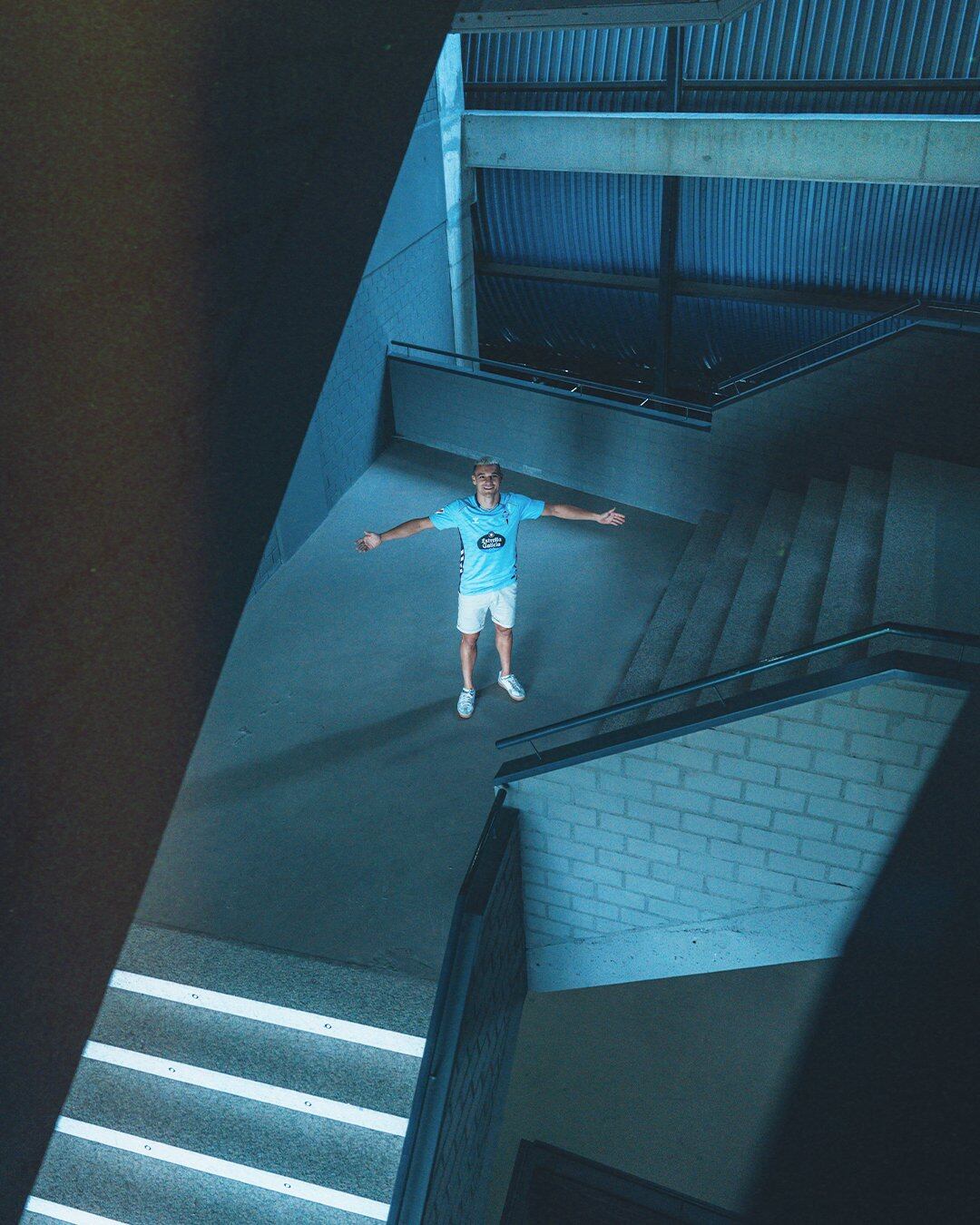 Jutglá durante su visita a Balaídos