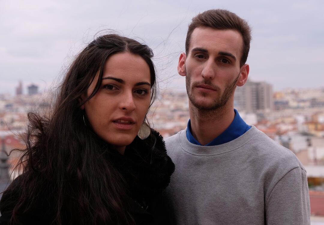 Páris y Aitor en la terraza de la Cadena SER