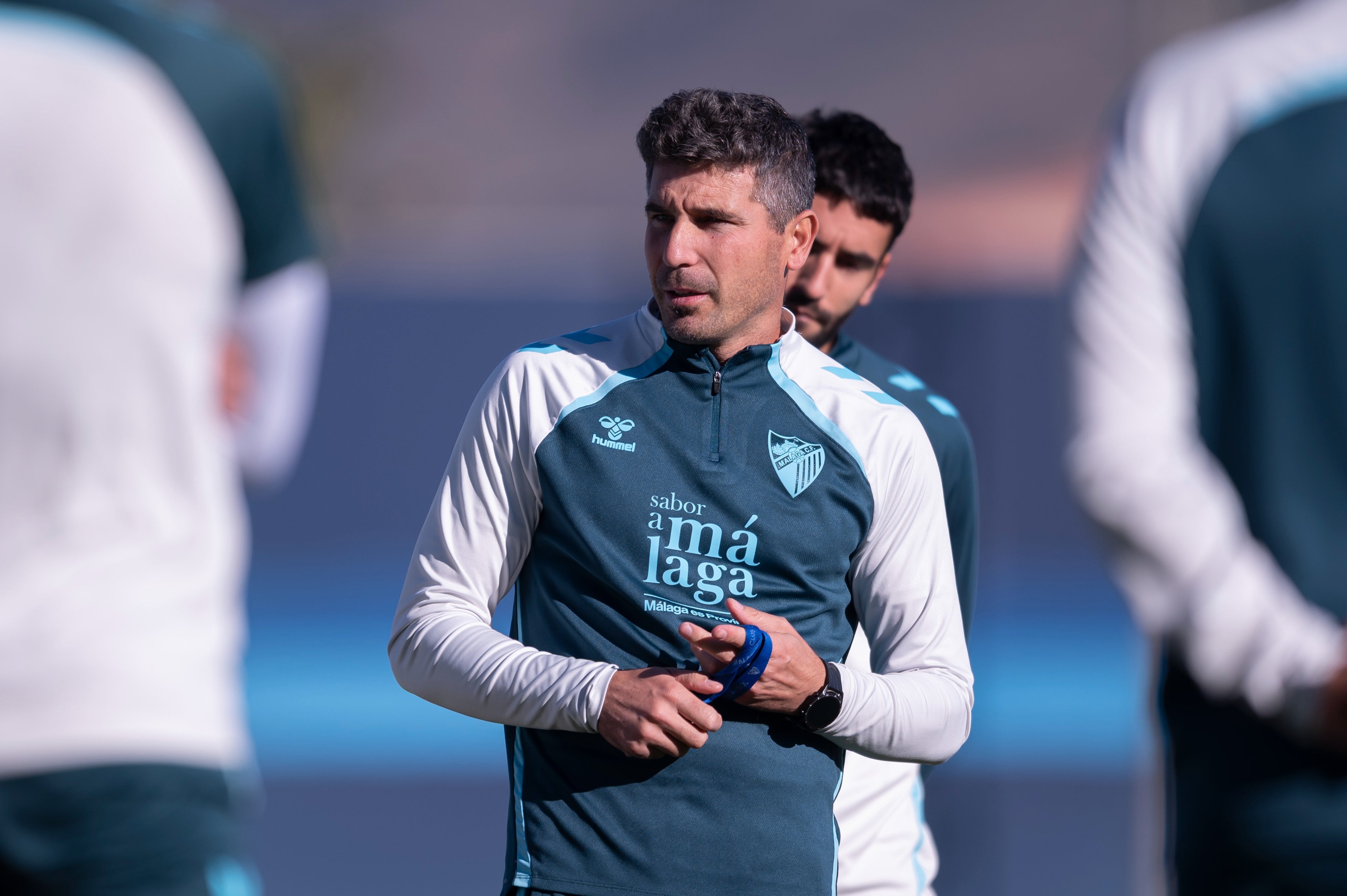 Juan Francisco Funes, en el entrenamiento del viernes