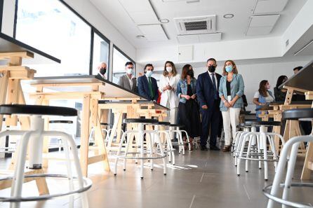 Visita de las autoridades a la nueva Casa de la Juventud. 