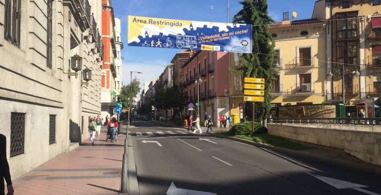 Calle Duque de la Victoria, cerrada al tráfico