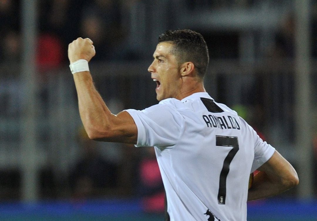 Ronaldo celebra uno de sus goles