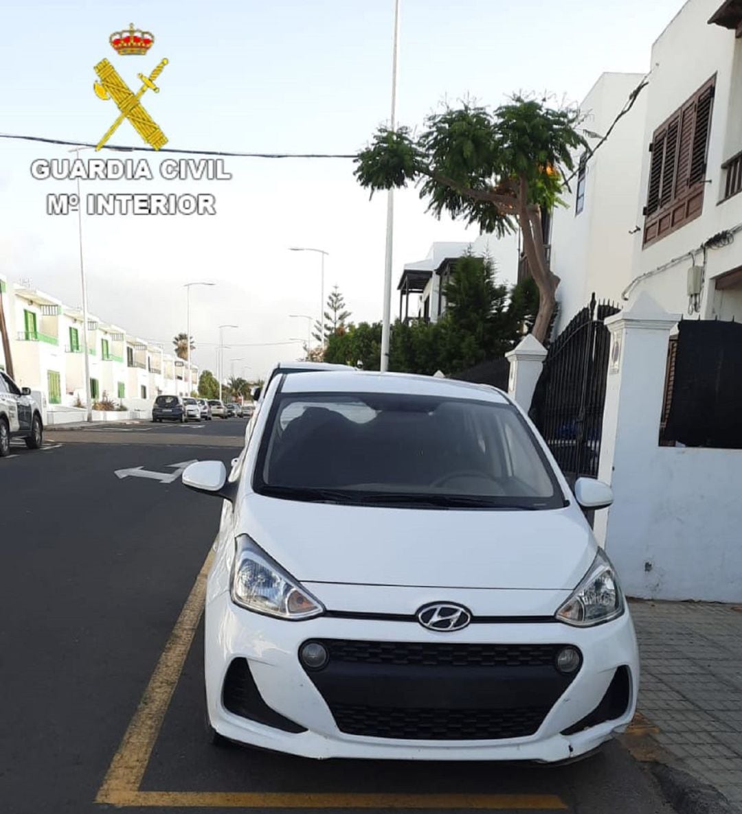 El vehículo sustraido.