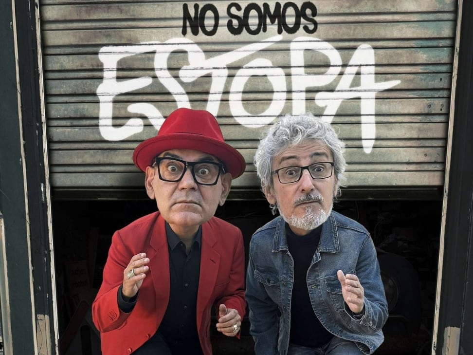 Cartell de l'espectacle de José Corbacho y David Fernández "No somos Estopa" que acollirà el centre d'oci Unnic