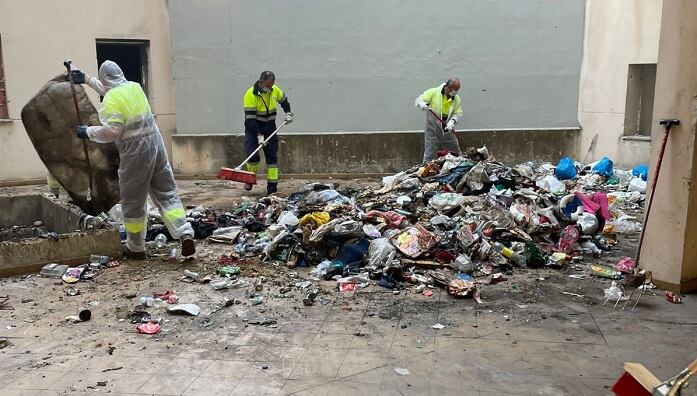 Trabajos en el edificio