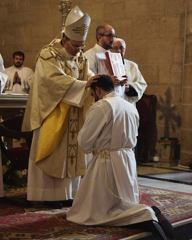 Momento de la ordenación