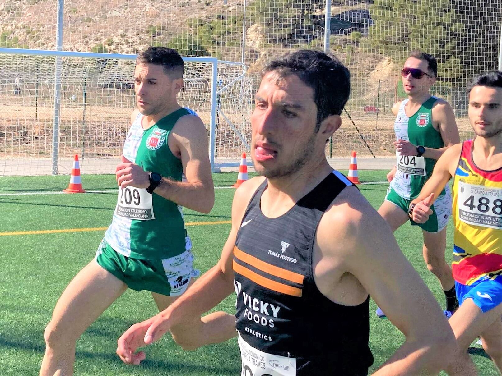 Carlos, en la competición