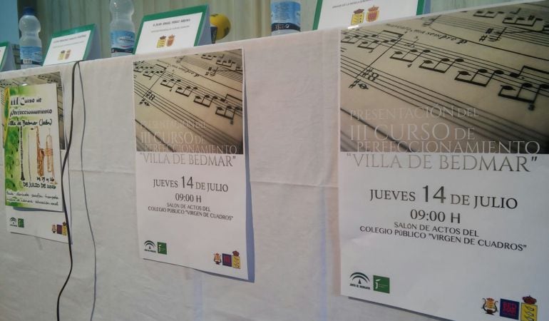 Inauguración del III curso de perfeccionamiento musical de Bedmar