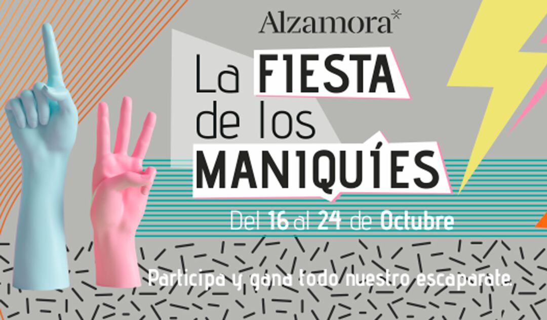 Cartel de la nueva promoción que presenta el Centro Comercial Alzamora