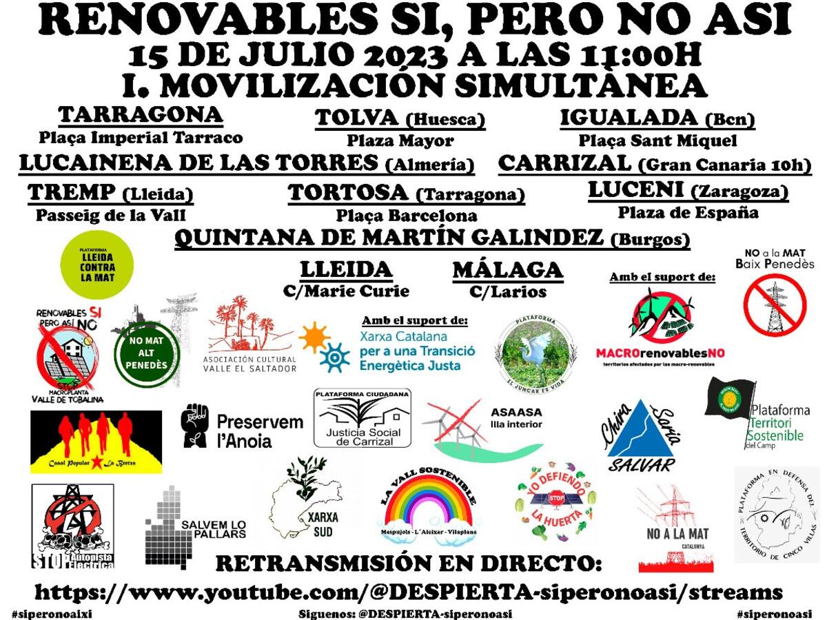 Entrevista con Dori Rami, miembro de la Plataforma Unitaria contra la Autopista Eléctrica Monzón-Isona