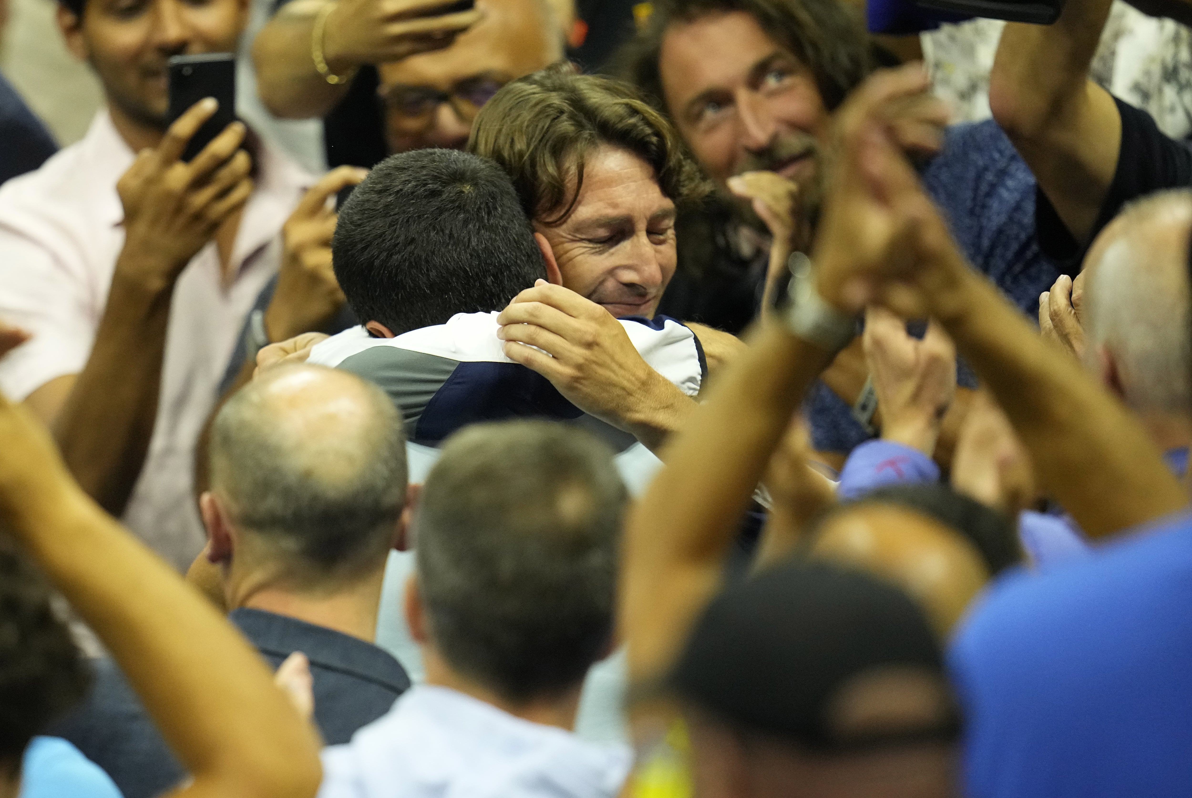 La emoción de Juan Carlos Ferrero tras el triunfo de Carlos Alcaraz