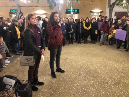 La presidenta de la Asociación durante su intervención