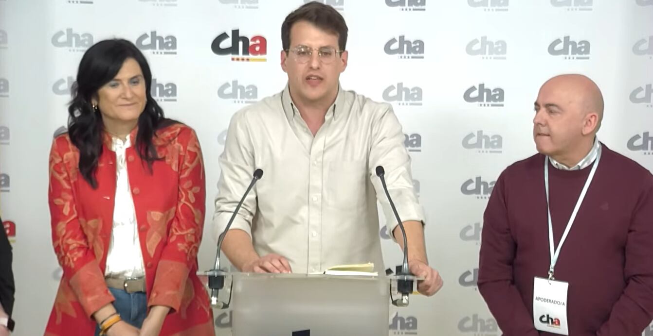 CHA pasa de 3 a 6 escaños en las elecciones de Aragón