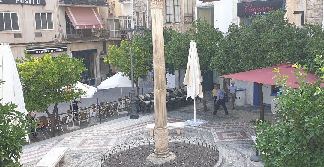 Plaza del Pósito, en Jaén capital.