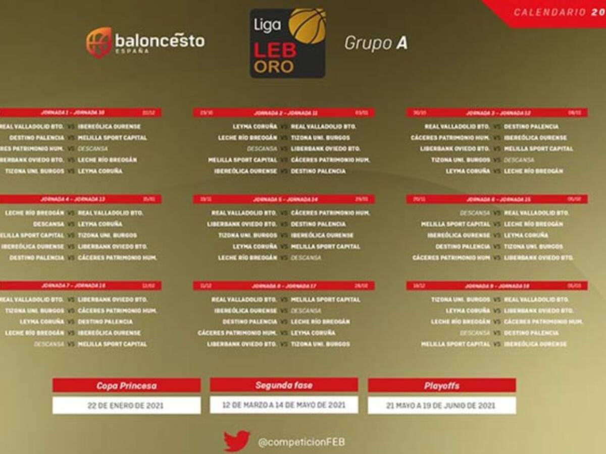 Orense, primer rival del Real Valladolid Baloncesto el 16 de octubre