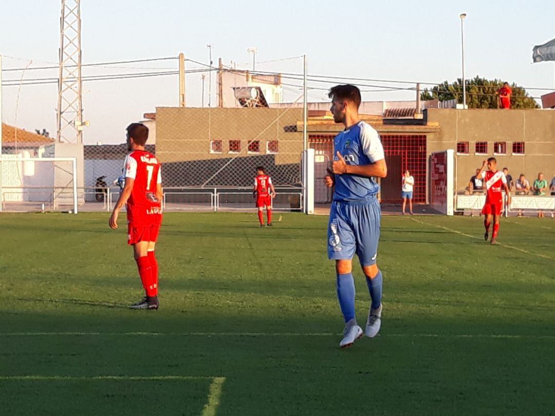 Imagen del partido disputado en Sanlúcar ante La Algaida 