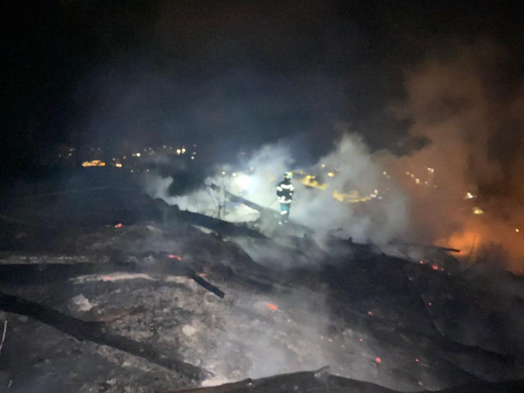 Incendio forestal en Alcalalí. Ayuntamiento de Alcalalí