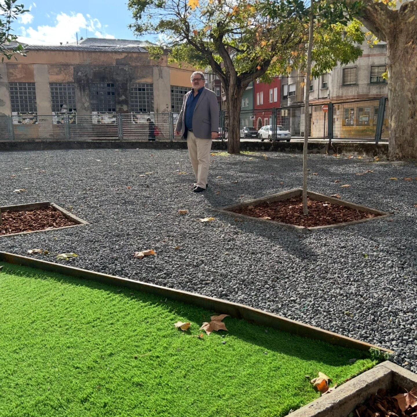 Carlos Fernandez inaugurando una obra