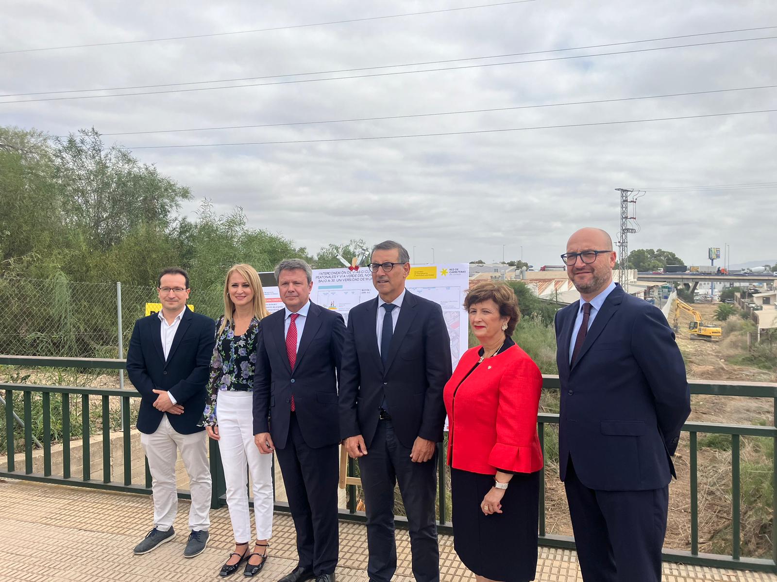 Presentación de las obras del carril bici entre Murcia y Espinardo