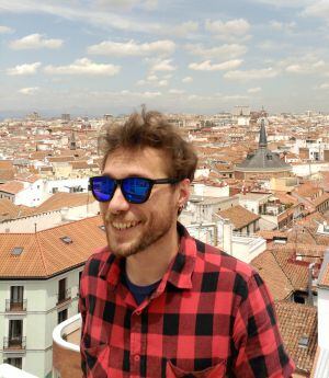 Guillermo del Palacio en la terraza de Cadena SER