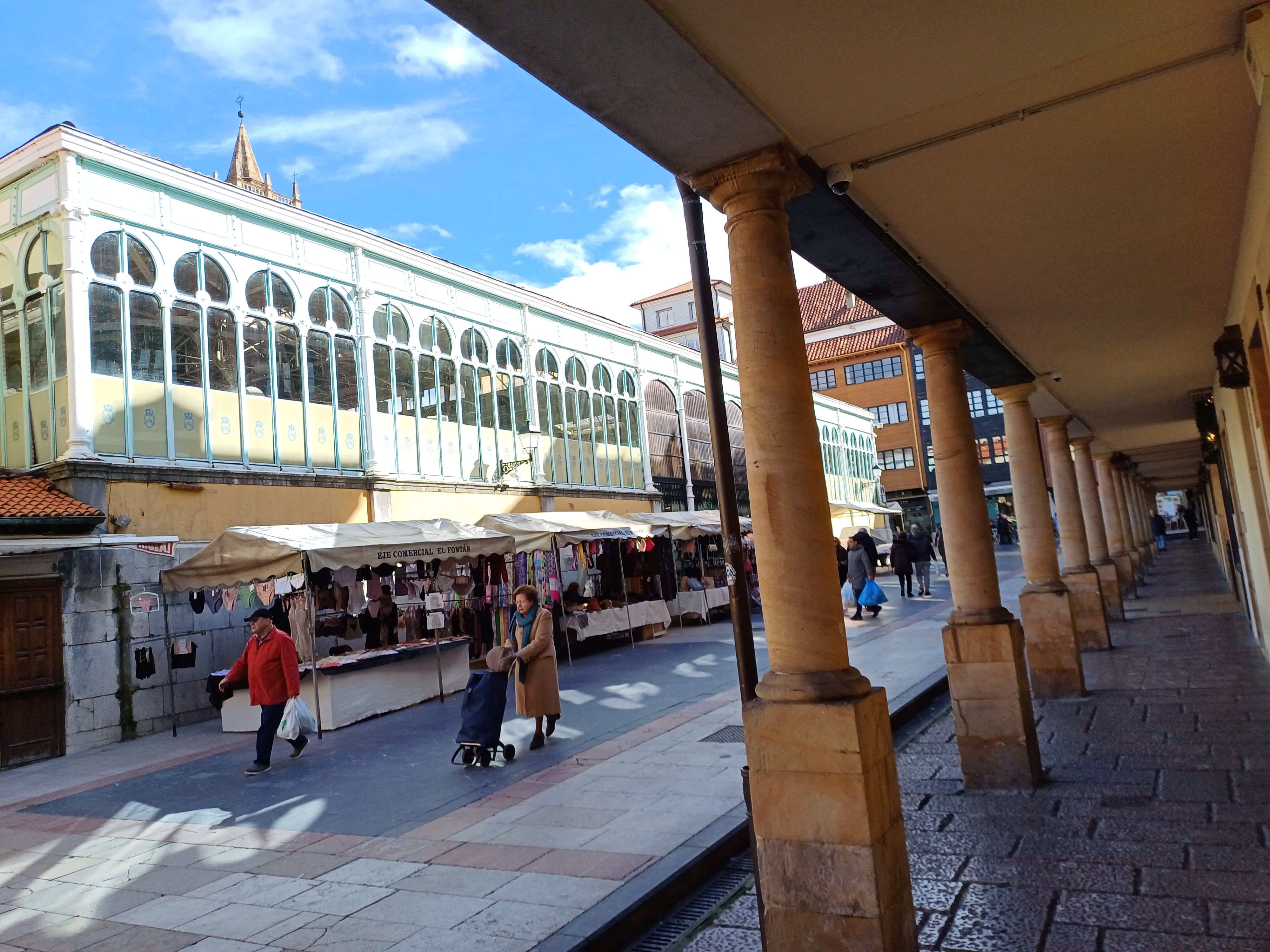 El mercado de El Fontán (Oviedo).