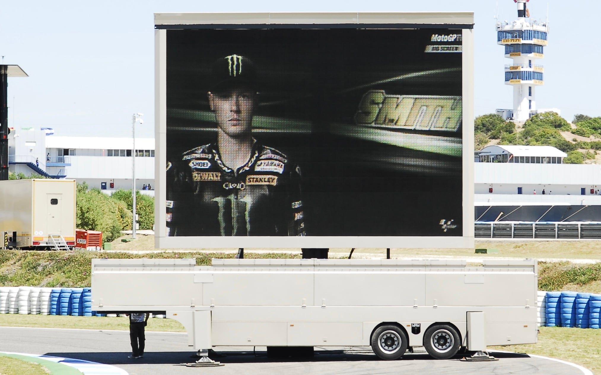 Una pantalla gigante para ver la final de la Champions en Tres Cantos