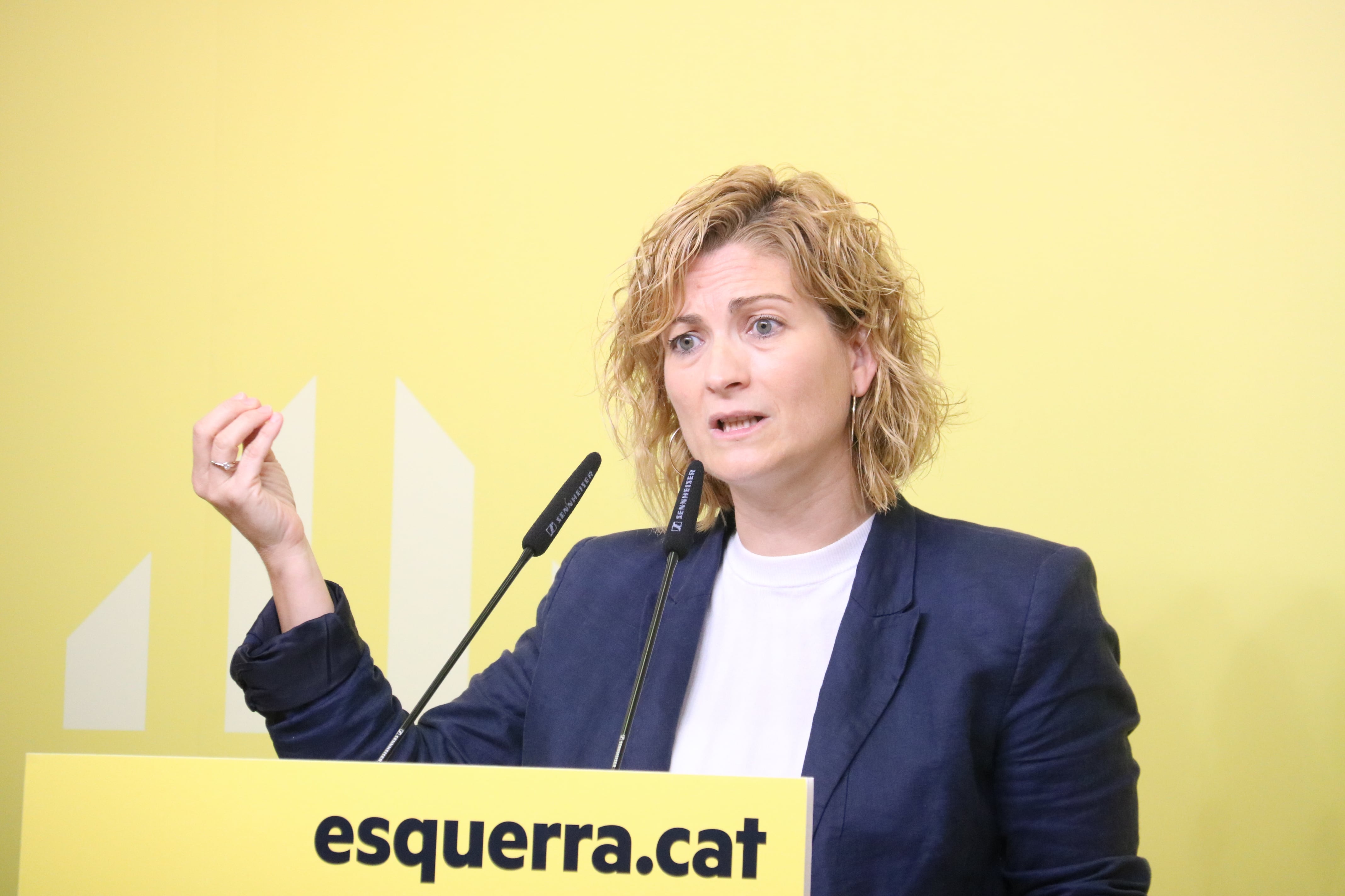 La portaveu d&#039;ERC, Raquel Sans