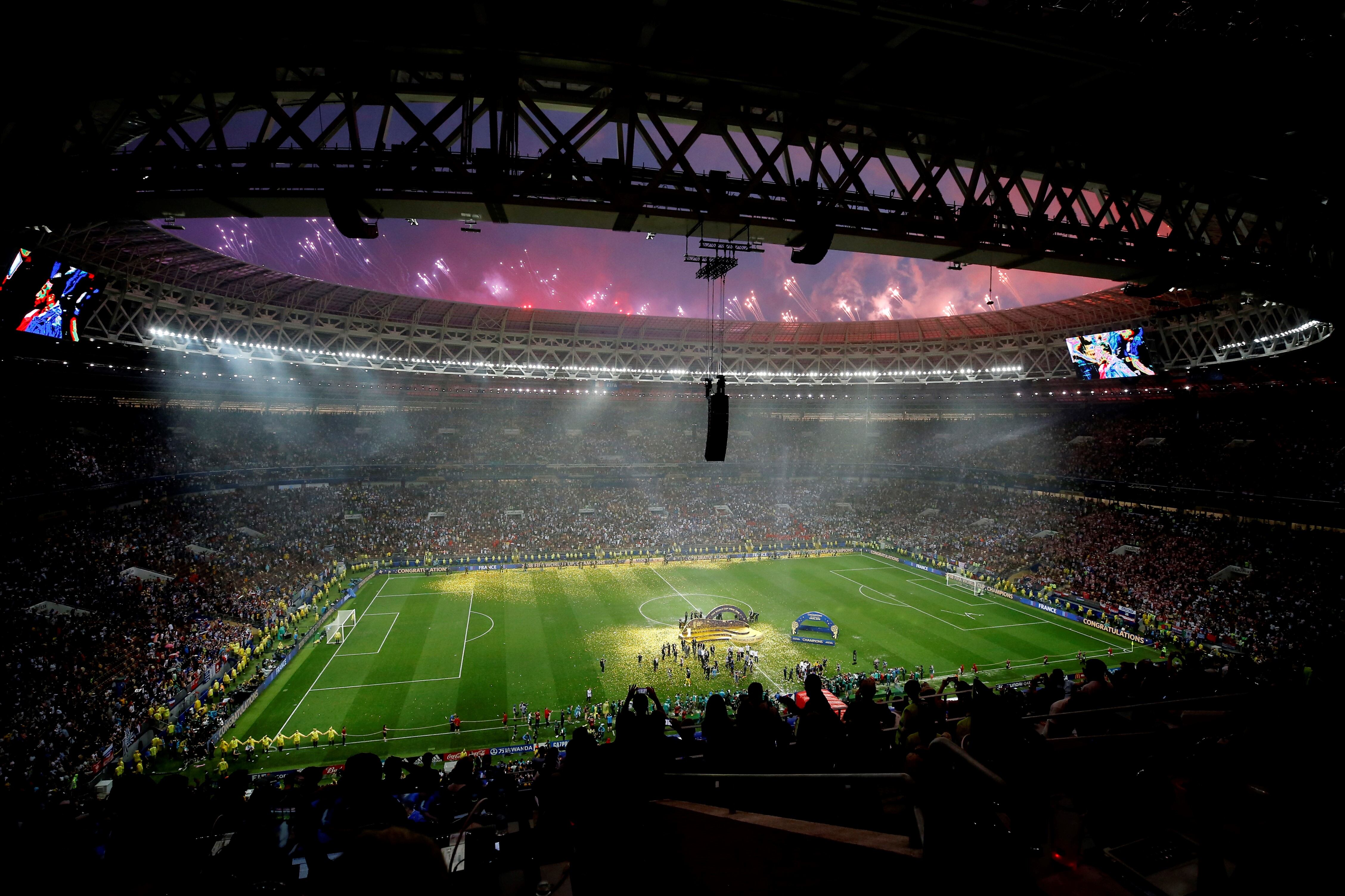 El estadio de Luzhniki de Moscú donde se celebró la final del Mundial de 2018