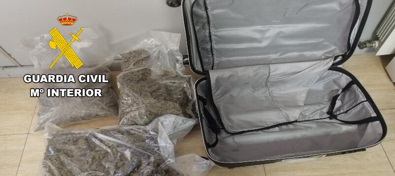 Marihuana interceptada en Campillo de Arenas