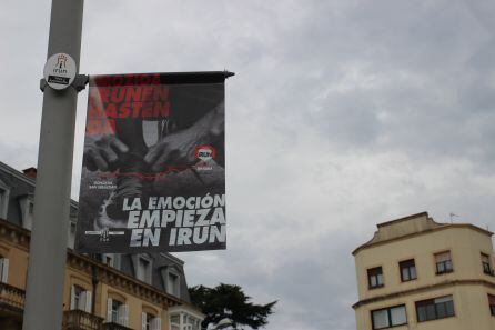 Cartel &quot;La emoción empieza en Irun&quot;