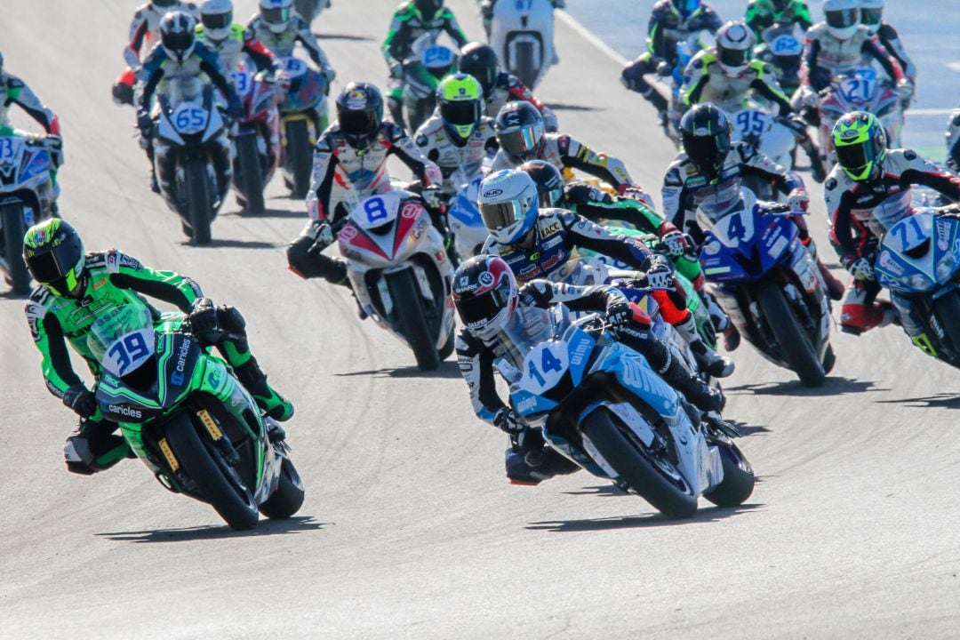 Imagen del CEV 2017 en Jerez. Categoría Superstock600