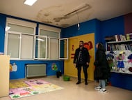 El alcalde, Andrés Arias y la candidata del PSOE por León, Nuria Rubio