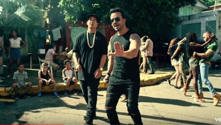 Captura del videoclip de &#039;Despacito&#039; creada por Luis Fonsi y Daddy Yankee.