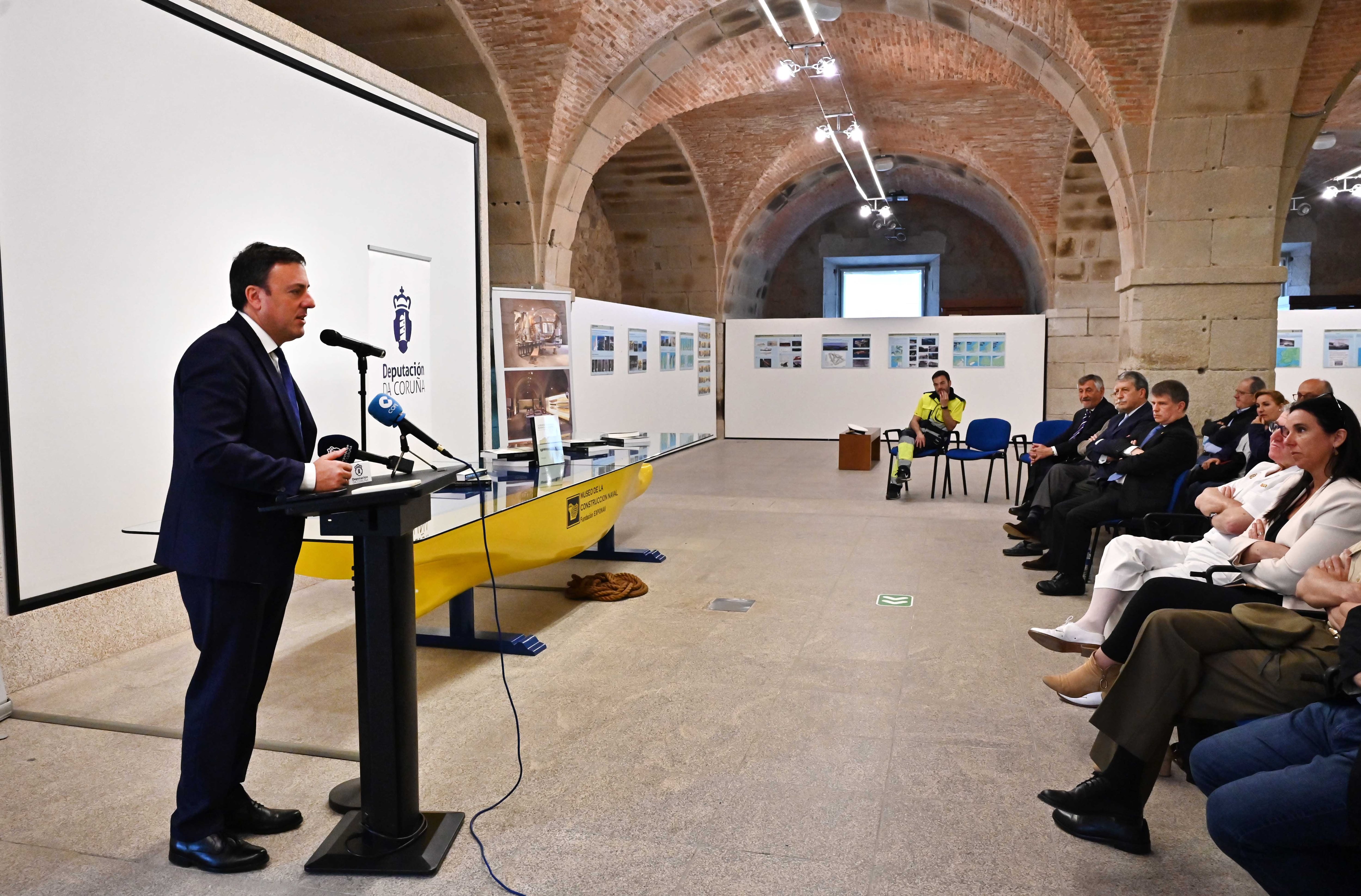 Valentín González Formoso, en el acto de la Fundación Exponav