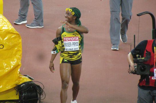 Fraser-Pryce, oro en los 100 metros femeninos.