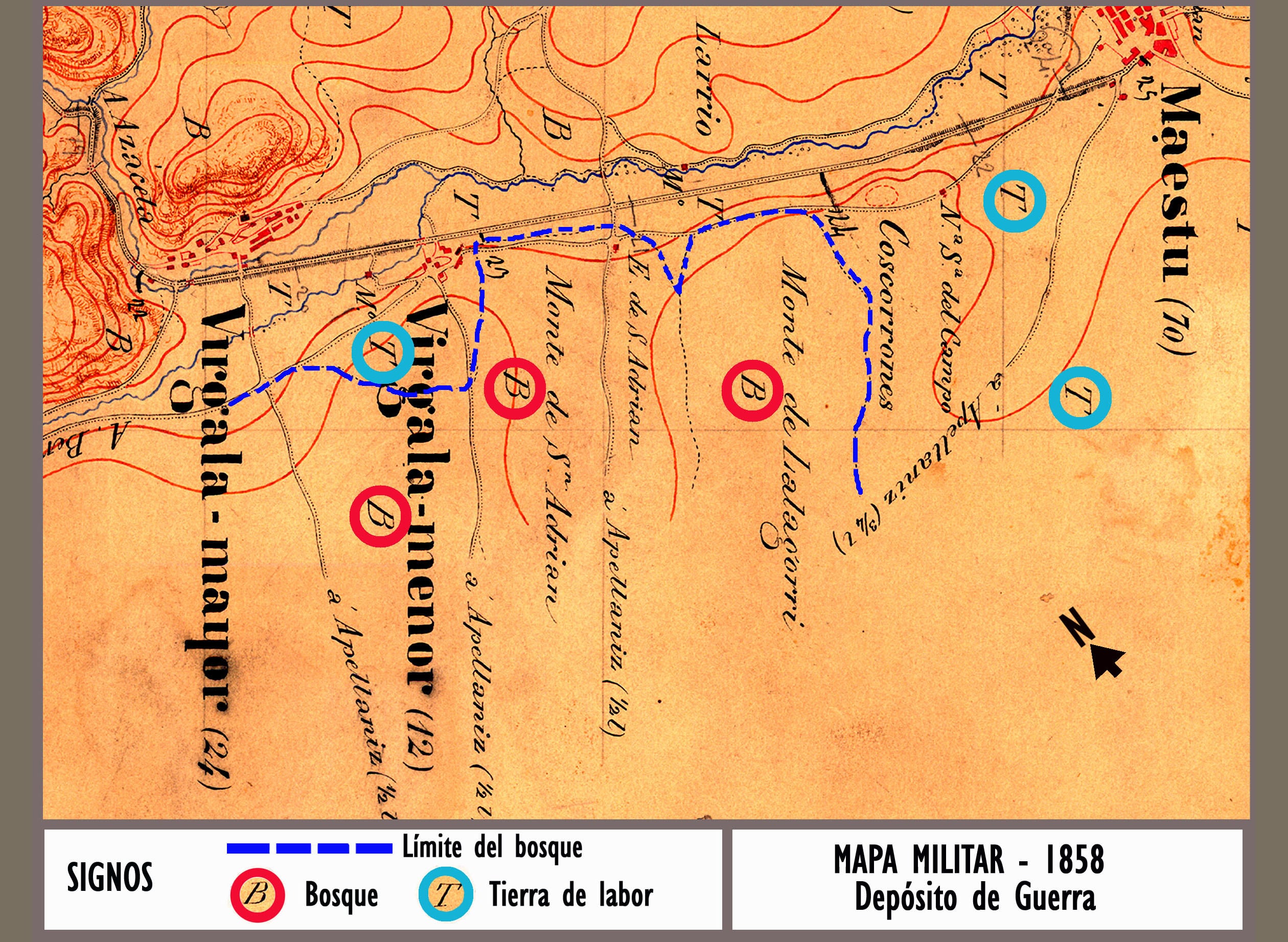 El plano de 1858